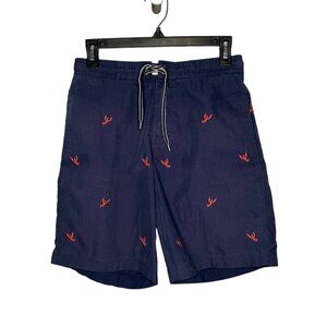 Cremieux Surf Gear swim trunks men’s board shorts lobster embroidered Small